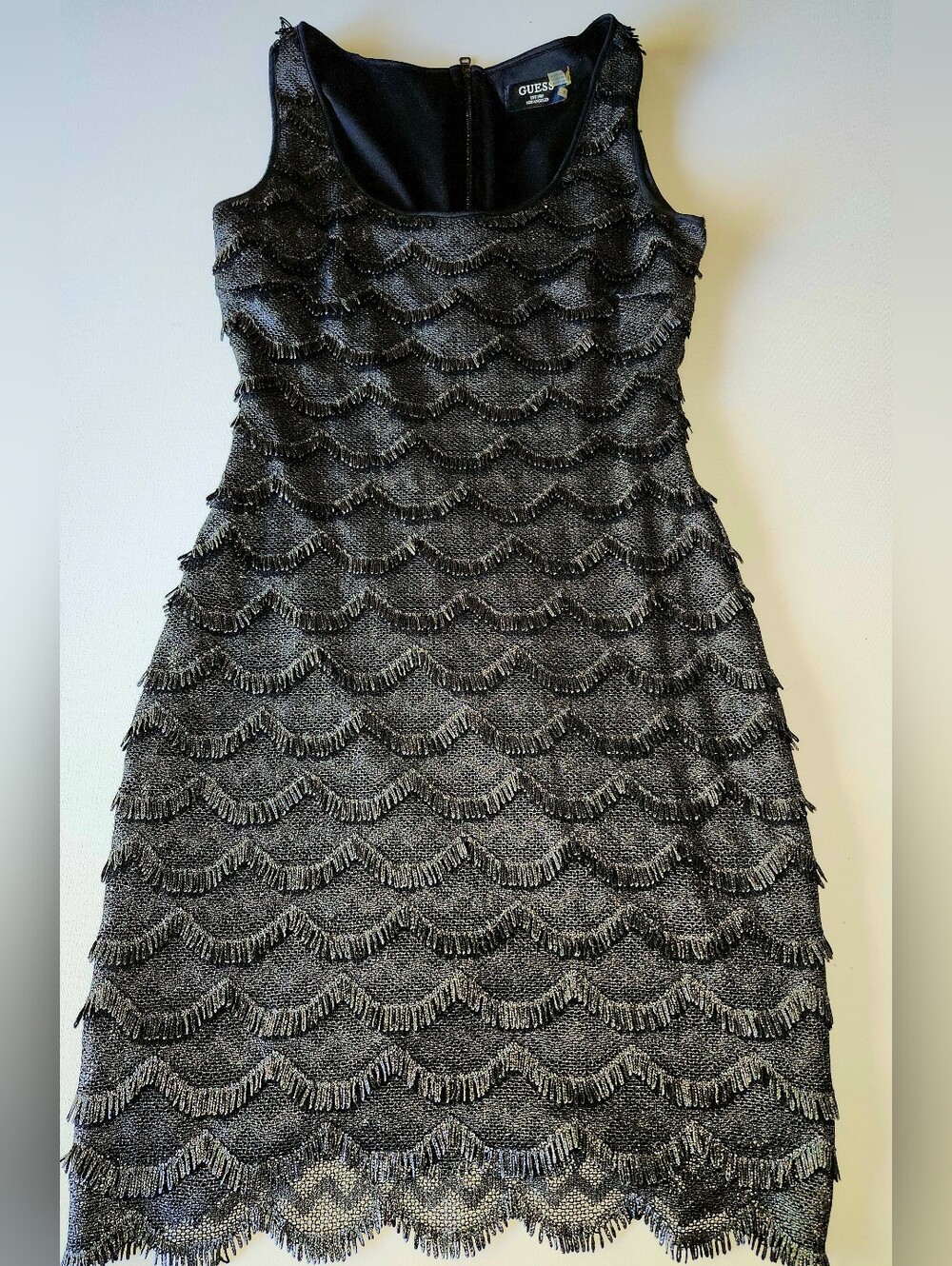 Guess Black Dress with White Logo
